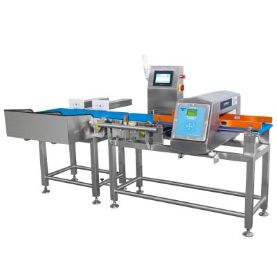 China Full Touch Screen Checkweigher Metal Detector Combination for sale