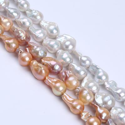 China Wholesale freshwater pearl freshwater pearl strand baroque mixed/black high quality purple light gray/pink pearl shape for necklace making for sale