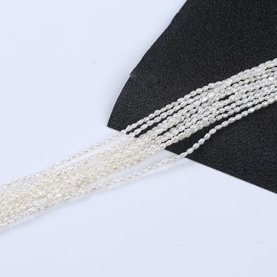 China Hot Selling 2x3mm Natural Shape White Rice Freshwater Pearl Freshwater Pearl for sale