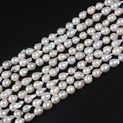 China Freshwater Pearl 10-11mm Cultured Freshwater Nucleated Baroque Pearl Wholesale Beads for sale