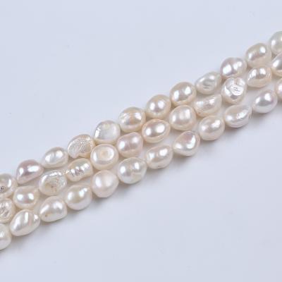 China Baroque Pearl 11-13mm White Cultured Freshwater Irregular Freshwater Loose Pear Pearl for sale