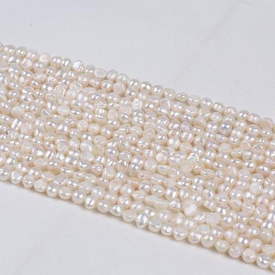 China Wholesale Freshwater Pearl Freshwater Cultured 6-7mm Baroque Pearls Loose Strand for sale