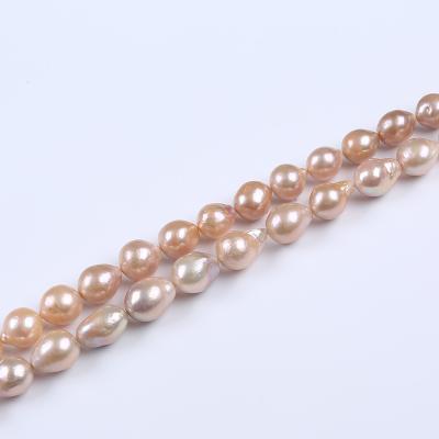 China Freshwater Pearl 10-12mm Edison Baroque Loose Pearl Freshwater Cultured Pink for sale