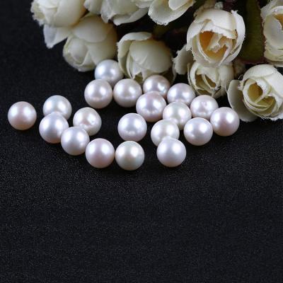 China Freshwater Pearl A 11-12mm Big White Round Shape Loose Freshwater Pearl for sale