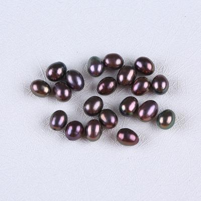 China Natural Freshwater Pearl AA Freshwater Pearl Beads With Hole Jewelry Findings Handmade Beads for sale