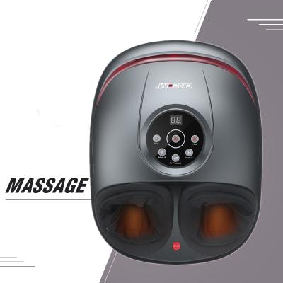 China Digital Display Hot Sale In USA Shiatsu Tool Leg Circulation Machines Led Massage Foot Massager Heating Gray for sale