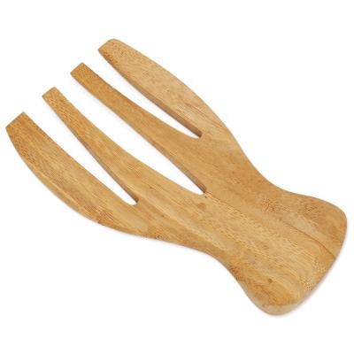 China Sustainable Factory Cheap Eco-friendly Bamboo Salad Hands Meat Claw Salad Server For Kitchen for sale