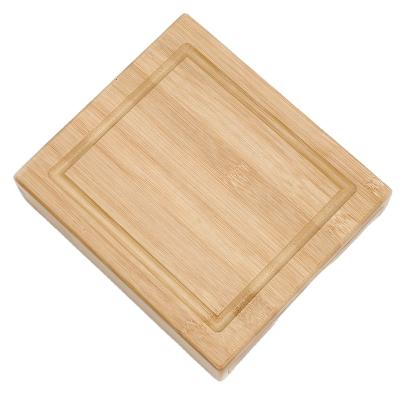 China Sustainable Wholesale Rectangle Cheese Box Board Set With 4 Pieces Of Cheese Knife for sale