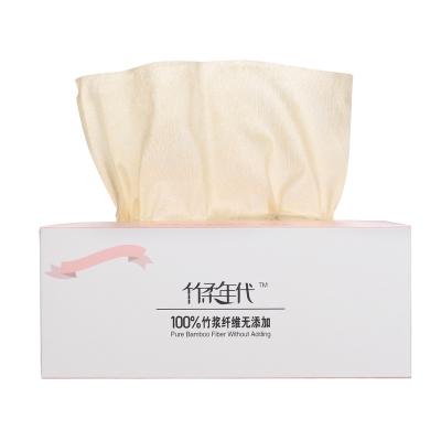 China Super Soft 100% Bamboo Washcloth Kid Safe Makeup Removing Disposable Facial Towel for sale