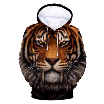 China Black Fast Delivery Blood Anti-pilling Lion King 3D Digital Printed Flower Hat Fashion Youth Culture Inspired Top Hoodie New for sale