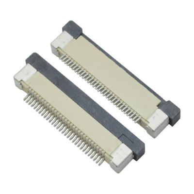 China FPC 0.5mm pitch smt 6 12 14 16 20-60pin horizontal type ZIF bottom down contact FPC FFC connector for sale