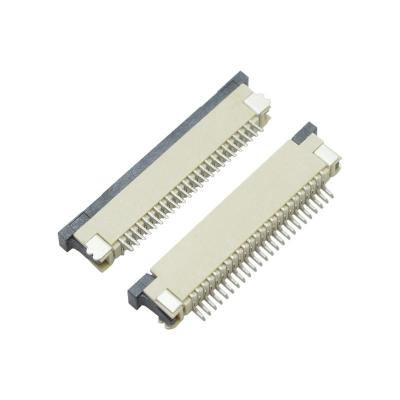 China FPC 0.8mm Pitch Contact H2.5 SMT ZIF Horizontal Type fpc ffc connector for sale