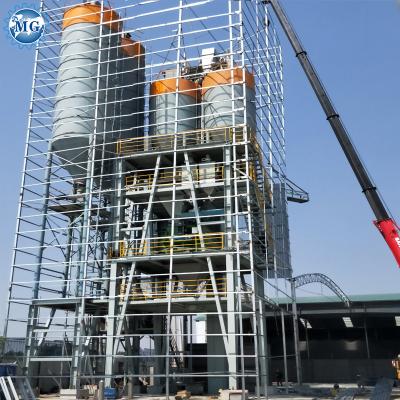 China 15 - 30T/H Dry Mortar Mixer Machine Full Automatic 9m With Twin Shaft Paddle for sale