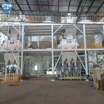 China China New Product 15-25T/H Automatic Dry Mortar Production Line Cement Mortar Mixer Machine for sale