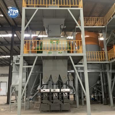 China Fully Automatic Dry Powder Mortar Mixing Machine Wall Putty Sand Cement Mixer Ceramic Tile Adhesive Manufacturing Plant For Sale for sale