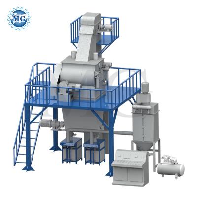 China Semi Automatic Dry Powder Mortar Mixer Wall Putty Sand Cement Mixing Machine Ceramic Tile Adhesive Manufacturing Plant For Sale for sale