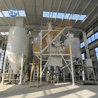 China High Quality Dry Powder Mortar Production Line Wall Putty Sand Cement Mixer Equipment Ceramic Tile Adhesive Making Machine for sale