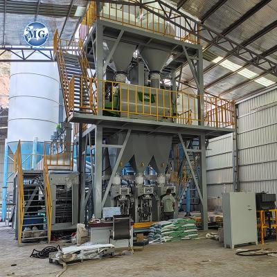 China Dry Mix Powder Mortar Mixing Plant Wall Putty Sand Cement Mixer Machine Ceramic Tile Adhesive Production Line for sale