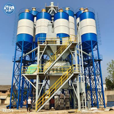 China Energy Saving Dry Powder Mortar Production Line Wall Putty Sand Cement Mixing Equipment Ceramic Tile Adhesive Making Machine for sale