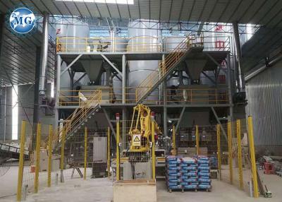 China 10-20 T/H Dry Mix Plant Making Machine Tile Adhesive Tile Grout Gypsum Powder for sale