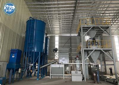 China Tower Type PLC Control Full Automatic Dry Mix Plant Tile Adhesive Machine for sale