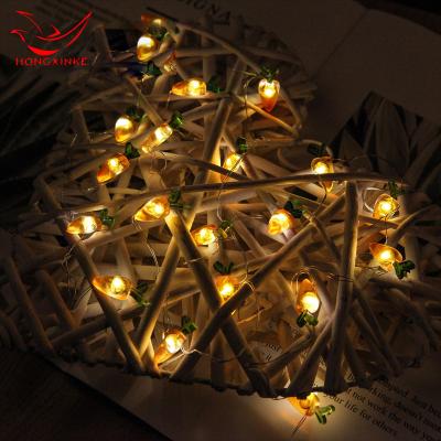 China Outdoor Waterproof LANDSCAPE Mini Copper Wire Led String Light Firecracker Copper Wire Battery Operated Light for sale