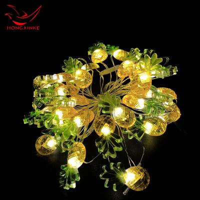 China Indoor LANDSCAPE Home Decoration Lighting Warm White LED Fairy Lights String Garland Chain Pineapple Fairy Light for sale