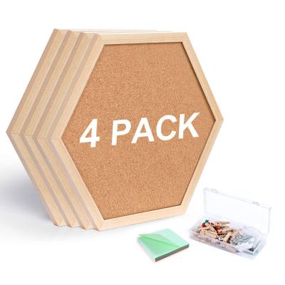 China China Wholesale Free Sample Custom Decorative Design Cork Notice Bulletin Cork Board Message Boards Soft Push Pin Message Board VCW-CB001 for sale