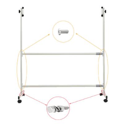 China Wholesale Stable Mobile Extendable Whiteboard Props Frame Props Stand Whiteboard Bracket Rolling Bracket for sale