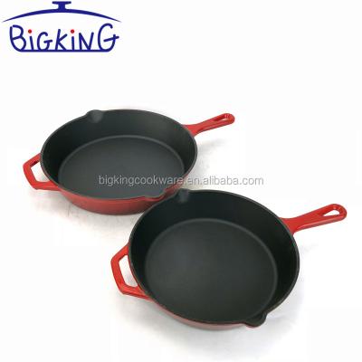 China Viable Pre-Seasoned Cast Iron Skillet/Fry Pan - 12 inch (30 cm) - Black for sale