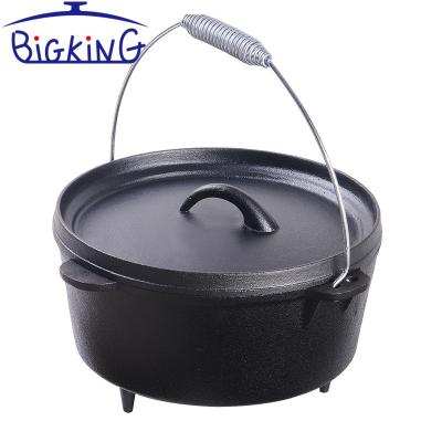 China Sustainable Enameled Cast Iron Camping Dutch Oven Dutch Oven Cookware OEM for sale