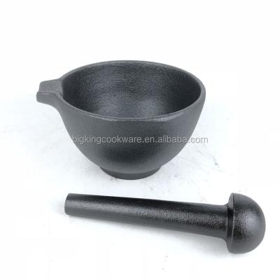 China Workable Mortar Grinder and Cast Iron Spice Pestle OEM for sale