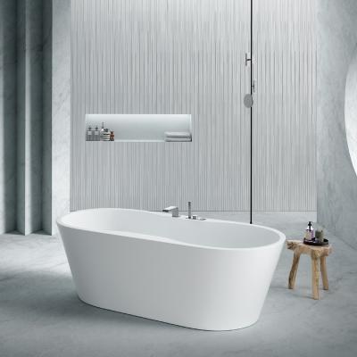 China 15YRS OEM/ODM Factory Experience Sale Modern Design Freestanding Bath Tub White Acrylic Bathtub for sale