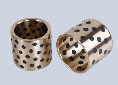 China Casting Bronze Bearings , Strengthening Brass With Solid Lubricant Casting Bronze Bearings for sale