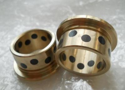 China Casting Copper Flanged Bronze Bearings / 210 HB Cylinder Bearing for sale