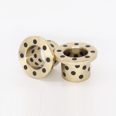 China C86300 SAE430B Manganese Bronze Flange Bushings Solid Lubricant Centrifugal Casting for sale