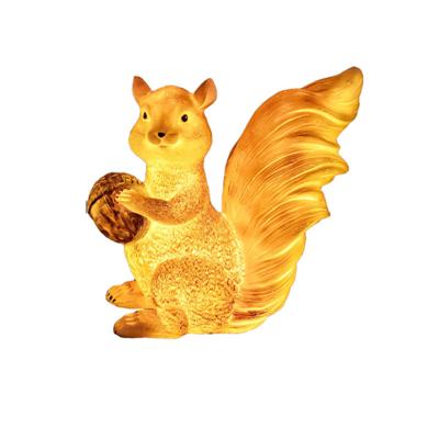 China G-1227 outdoor lawn/villa/park/yard JDK newly designed outdoor waterproof park landscape squirrel resin yard lawn lamp for sale