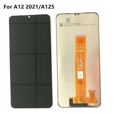 China wholesale screen cell phone lcds phone displays for samsung A12 lcd display screen replacement pantallas screen panel A12 for sale