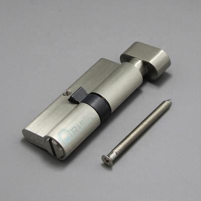 China Bathroom door brass cylinder lock for bathroom door for sale