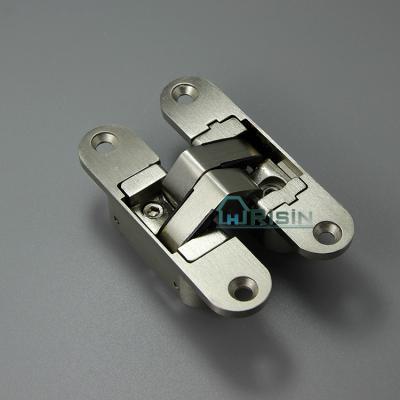 China Door 30x110mm Italy 3D Adjustable Zinc Alloy Hidden Door Hinge for sale