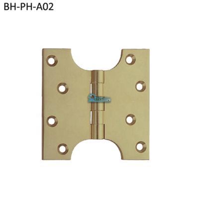 China Slanted Parliament Door Satin Brass Knob Hinges for sale