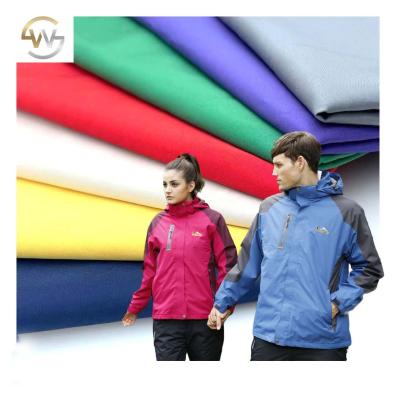 China Manufacturer Direct Sales Waterproof Polyester Woven 50d Pongee Fabric For Down Jacket Fast Delivery for sale