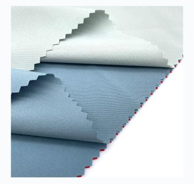 China Durable Outerwear High Elasticity 92%P 8%sp 4 Ways Stretch Polyester Cloth Fabric High Density Spandex for sale