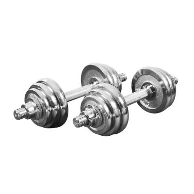 China Cast iron gym fitness equipment commercial buy online 50kg adjustable dumbbells for sale