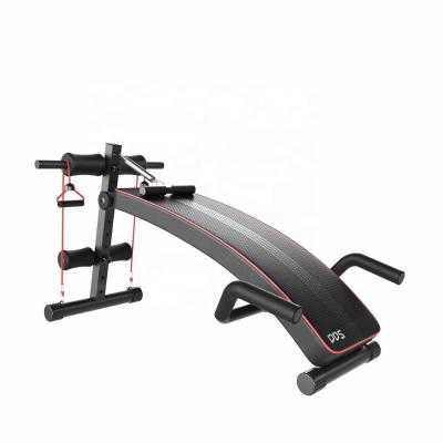 China Steel Gym Adjustable Foldable Abdominal Exerciser Used Curve Sit Ab Bench for sale