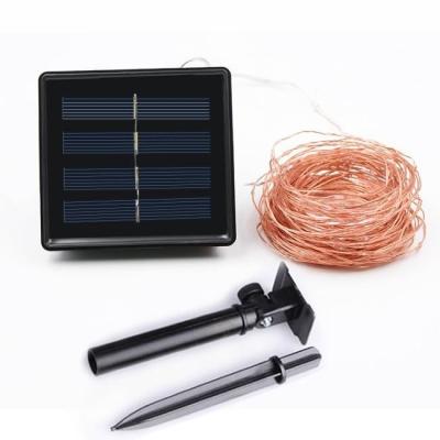 China 22M 200LED solar panel LED string lights fairy light for christmas halloween party wedding decoration for sale