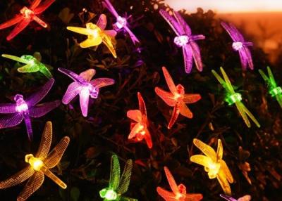 China 6m 30led Little Dragonfly Solar Panel Led String Lights Fairy Light for sale