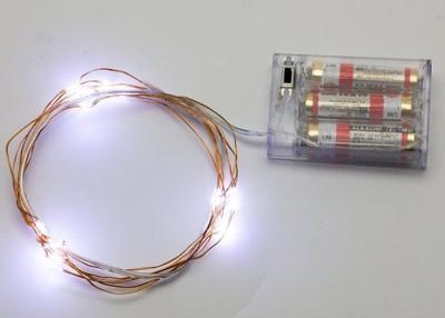 China luzes a pilhas da corda do diodo emissor de luz 4.5V de 2m, luzes da corda do fio de cobre à venda