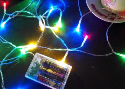 China 3AA Battery Operated Decorative String Lights 20 F5 Mini LED Bulbs 2 Meters Long for sale