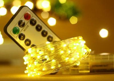 Cina 5M 50 luci a pile della corda del LED con le decorazioni telecomandate di nozze in vendita